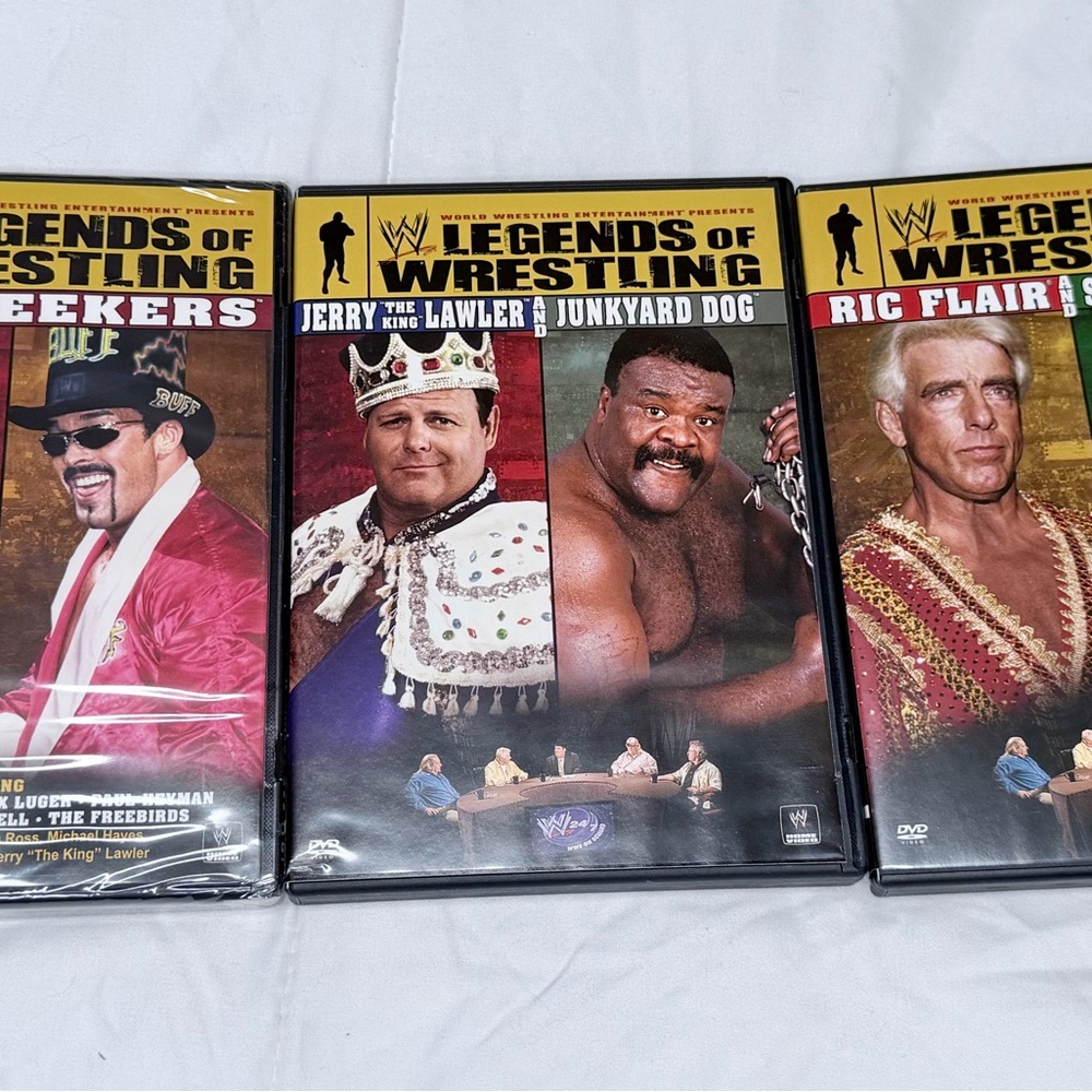 WWE Legends of Wrestling Collection 3-Disc DVD Set Slipcover Case - Picture 5 of 10